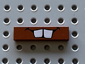 LEGO Cars Tile 1 x 4 ref 2431pb160 / Set 8201 8487 8638 8639 8679 9483