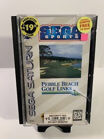 Pebble Beach Golf Links (Sega Saturn, 1995) Complete CIB Tested Fast Shipping