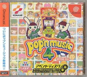 Sega Dreamcast pop'n music 4 append disc Japan Game
