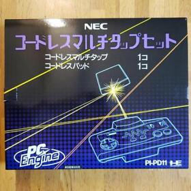 NEC PC Engine Hardware Cordless Multi-Tap Set PI-PD11 NEW from Japan