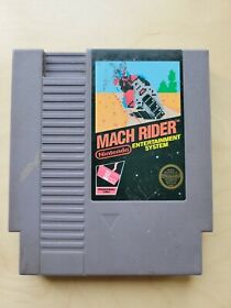 *AUTHENTIC* NES Mach Rider (5 Screw), 1985 *CART ONLY*TESTED*