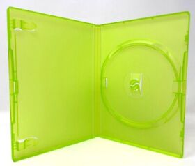 Microsoft XBOX 360 Green Video Game Case Replacement Shell Storage Cases