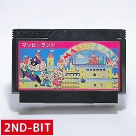 Famicon FC Mappy Land Classic NES Nintendo Game Famicom Retro Vintage Cartridge