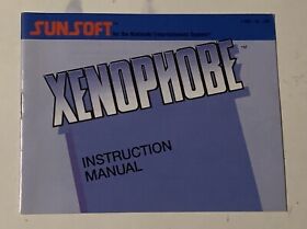 Xenophobe NES Nintendo Manual Only 