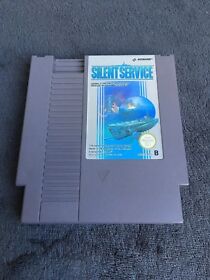 Nintendo NES Silent Service EEC Trés Bon état #1