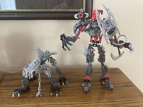 LEGO BIONICLE: Maxilos and Spinax (8924)- With Original Box & Instruction Manual