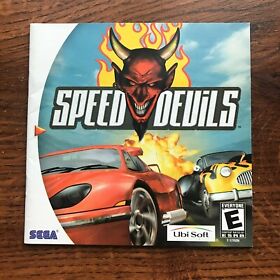 Speed Devils Sega Dreamcast Instruction Manual Only