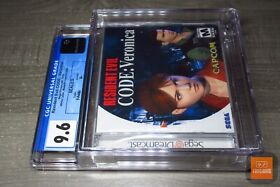 CGC 9.6 A+ - Resident Evil CODE: Veronica Sega Dreamcast 2000 NEW! - RARE!