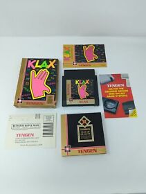 Klax Video Game for Nintendo NES system by Tengen complete