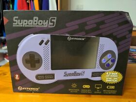 Supaboy S - Hyperkin Portable Pocket SNES Console Complete - Never Used.