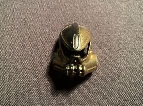 Lego Bionicle Toa Vakama Huna Mask 47308, Custom Matte Blk & Metallic ￼Gold