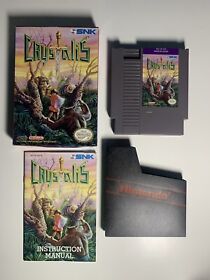 Crystalis (Nintendo Entertainment System NES, 1990) CIB Complete w/Manual Tested