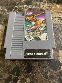 Vegas Dream Nintendo NES Authentic Tested Working Cartridge Only Free Ship