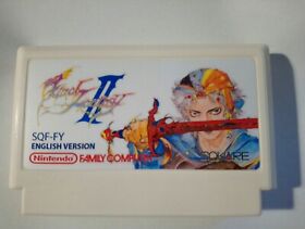 Final Fantasy 2 II for Nintendo Famicom FC NES NTSC J English !