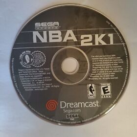 NBA 2K1 (Sega Dreamcast, 2000) Disc ONLY