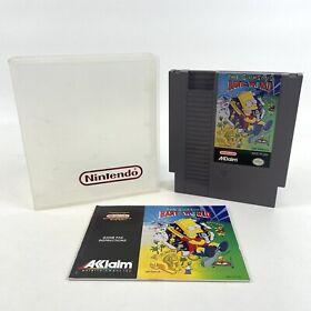 🔥The Simpsons: Bart vs. the World (Nintendo NES, 1991) Cart W/ Manual TESTED🔥