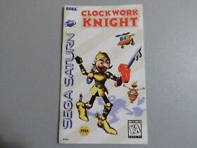 Clockwork Knight Manual Only w/Reg. Card, NO GAME! 100% Original, Sega Saturn