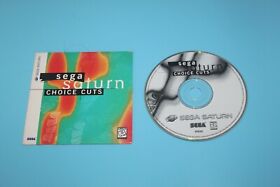 CHOICE CUTS Demo Disc (Sega Saturn) - Console Pack-In Game - Nice!