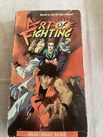 Art Of Fighting VHS SNK Neo Geo Anime Animation Movie Cult Tape 1993 1997