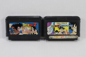 Lot of 2 Dragon Ball Z & Z II 2 Nintendo FC Famicom NES Japan Import US Seller