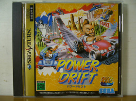 Sega Saturn SS Power Drift Japanese version Very Good GP