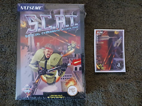 S.C.A.T. SCAT NES Nintendo Limited Run release, Brand-New Sealed with Card