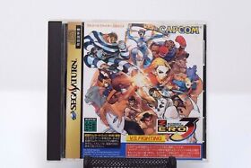 street fighter zero3 segasaturn 1999 w/spine video Game from Japan Free Shipping