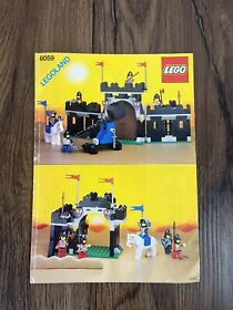 LEGO 6059 Knight's Stronghold Instruction Manual Booklet