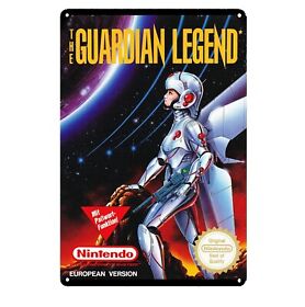 Cartel de metal retro para videojuegos Guardian Legend Nintendo Nes 20*30 cm
