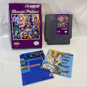Mendel Palace NES Game With Box No Manual