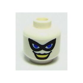 LEGO 7886 - BATMAN - Minifig Head - Harley Quinn - White