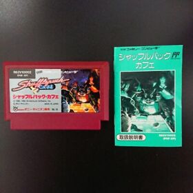 Famicom Shufflepuck Café Sports Video game software Japanese ver. with manual