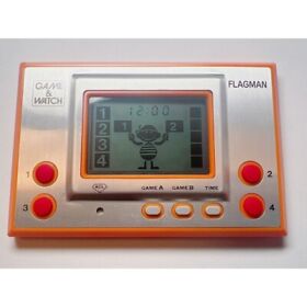 NINTENDO GAME AND & WATCH FLAGMAN1980 FL-02 Retro games From Japan Very Rare