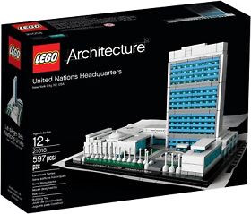 BRAND NEW SEALED LEGO 21018 ARCHITECTURE UNITED NATIONS HEADQUARTERS NYC