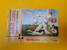 RBI Baseball Tengen Authentic NES Nintendo Manual Only *
