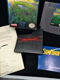 STARTROPICS-NES-COMPLETE-BOX DAMAGE-TESTED