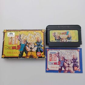 NINTENDO Famicom FC Dragon Ball Z III 3 Complete CIB Japan Import NTSC-J Tested