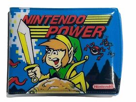 Billetera Nintendo Power The Legend of Zelda NES 1988 Era Link Difícil de encontrar