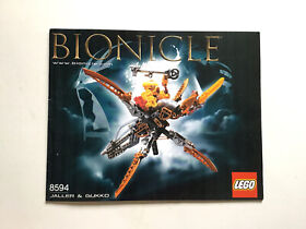 Lego Bionicle Jaller And Gukko 8594 Instruction Manual Booklet Year 2003 Titans