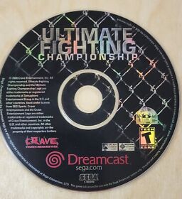 Ultimate Fighting Championship Sega Dreamcast Disc Only Tested Fast Shipping