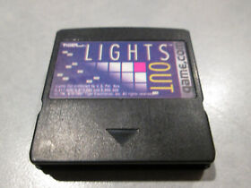 Lights Out Game.Com Game Cartridge Fast Free Shipping!