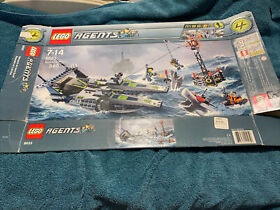 Lego Agents Mission 4 Speedboat Rescue #8633 Box Only