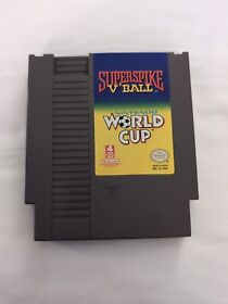 Super Spike V'Ball/World Cup Soccer NES Cart only Tested Works Cart Game