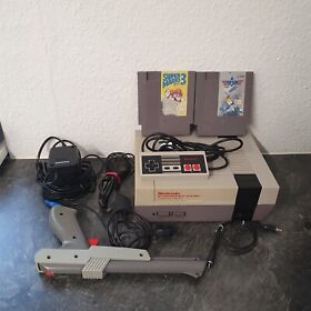 NES Nintendo Entertainment System, Controller Zapper, Super Mario Bros 3, Topgun