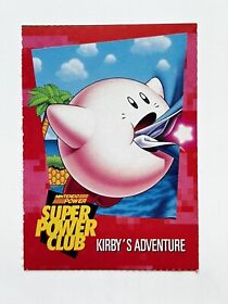 Nintendo Power Super Power Club KIRBY’S ADVENTURE Card #75 NES Red NIN