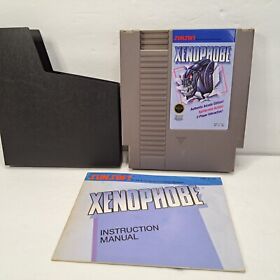 Xenophobe (Nintendo NES, 1988) w/ Manual & Sleeve, TESTED Works Authentic