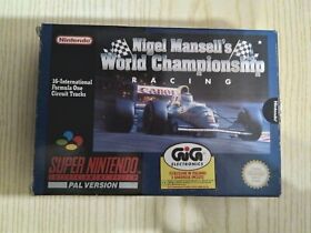 NIGEL MANSELL's World C.   - NINTENDO nes - 1993  nintendo ®   in prima stampa