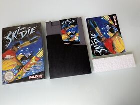 SKI OR DIE FOR NINTENDO NES BOXED & COMPLETE W/INSTRUCTIONS VGC PAL A RARE CIB!