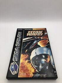 Titan Wars Sega Saturn W/Manual Retro PAL #0027
