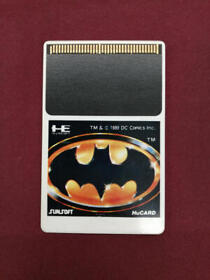 PC Engine Hu Card Software Model number  Batman SUNSOFT